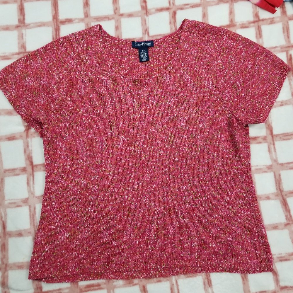 Vintage Evan Picone Sweater Top - Size 2X